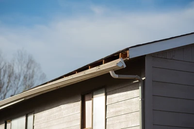 a detached gutter could require gutter rcould require gutter repair or gutter replacementepair or gutter replacement